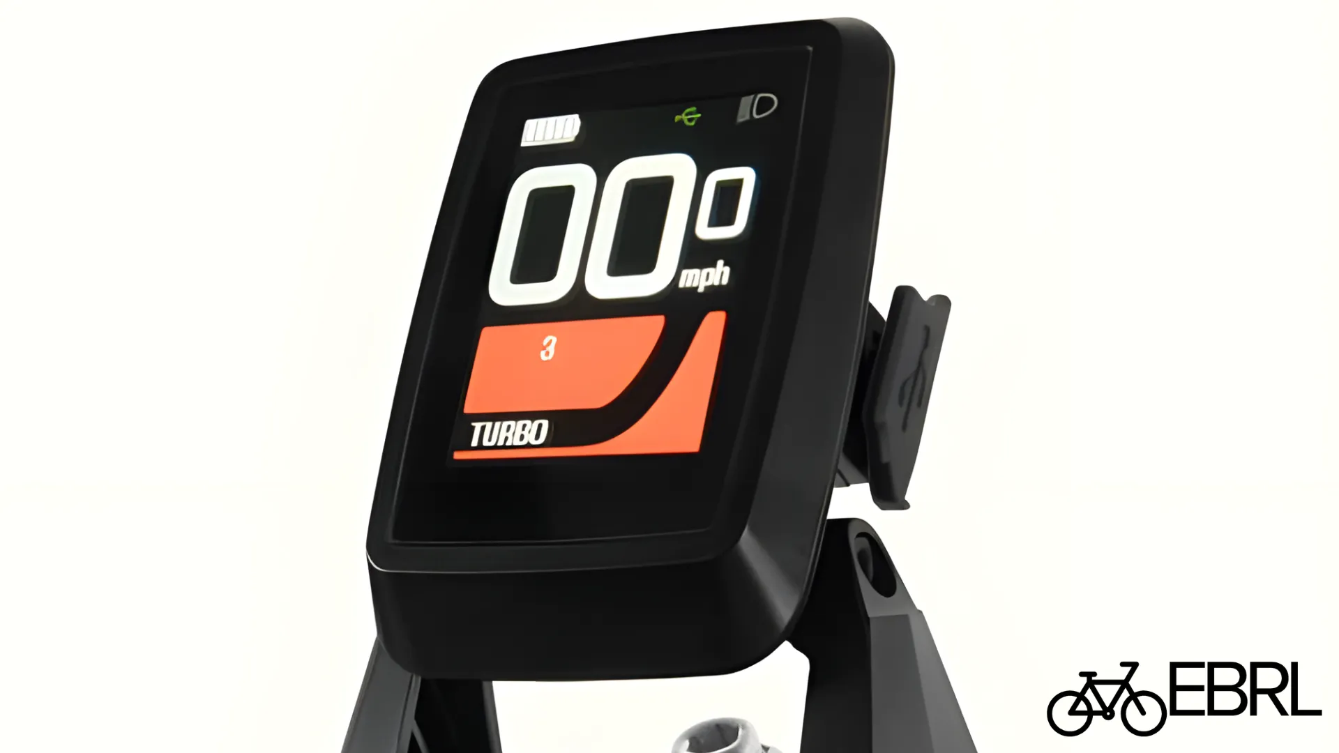 Ananda full color TFT display and handlebar controls on the Retrospec Chatham Rev+ 2 electric cruiser bike