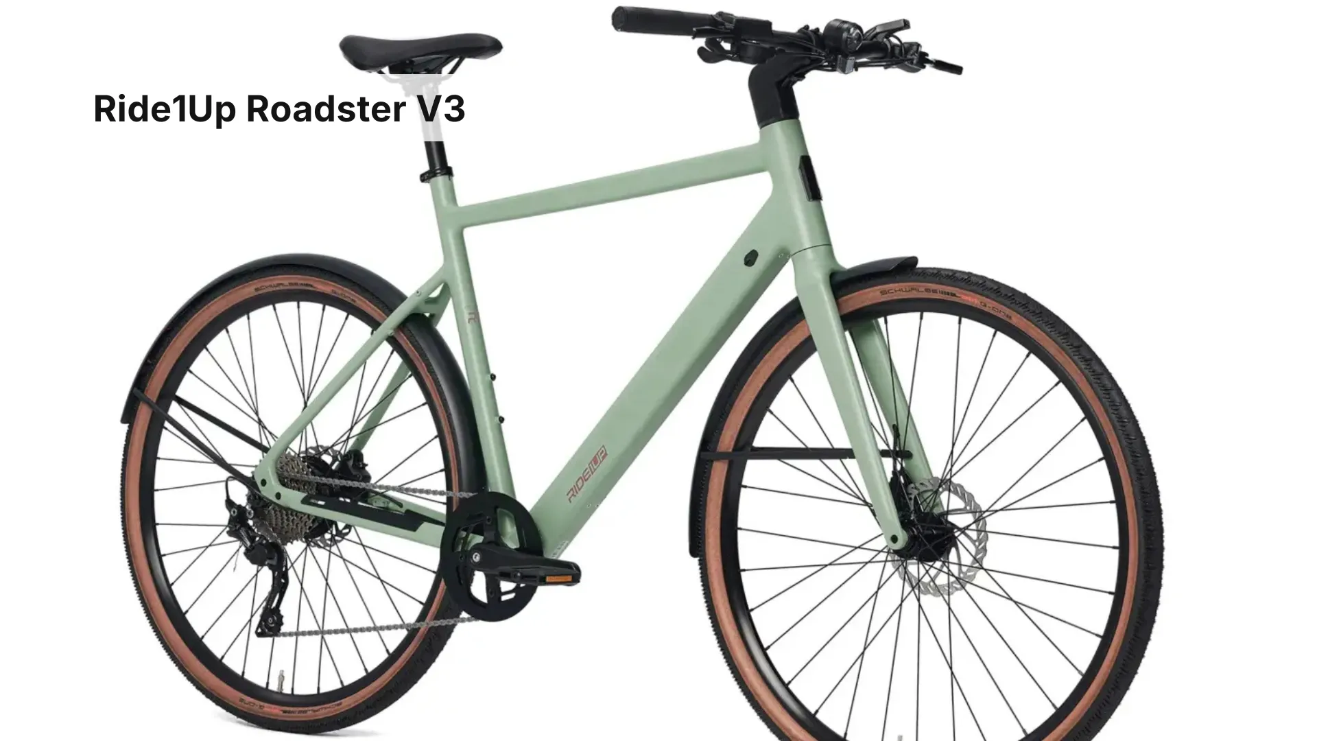 Ride1Up Roadster V3 electric bike with gumwall tires and minimalist design