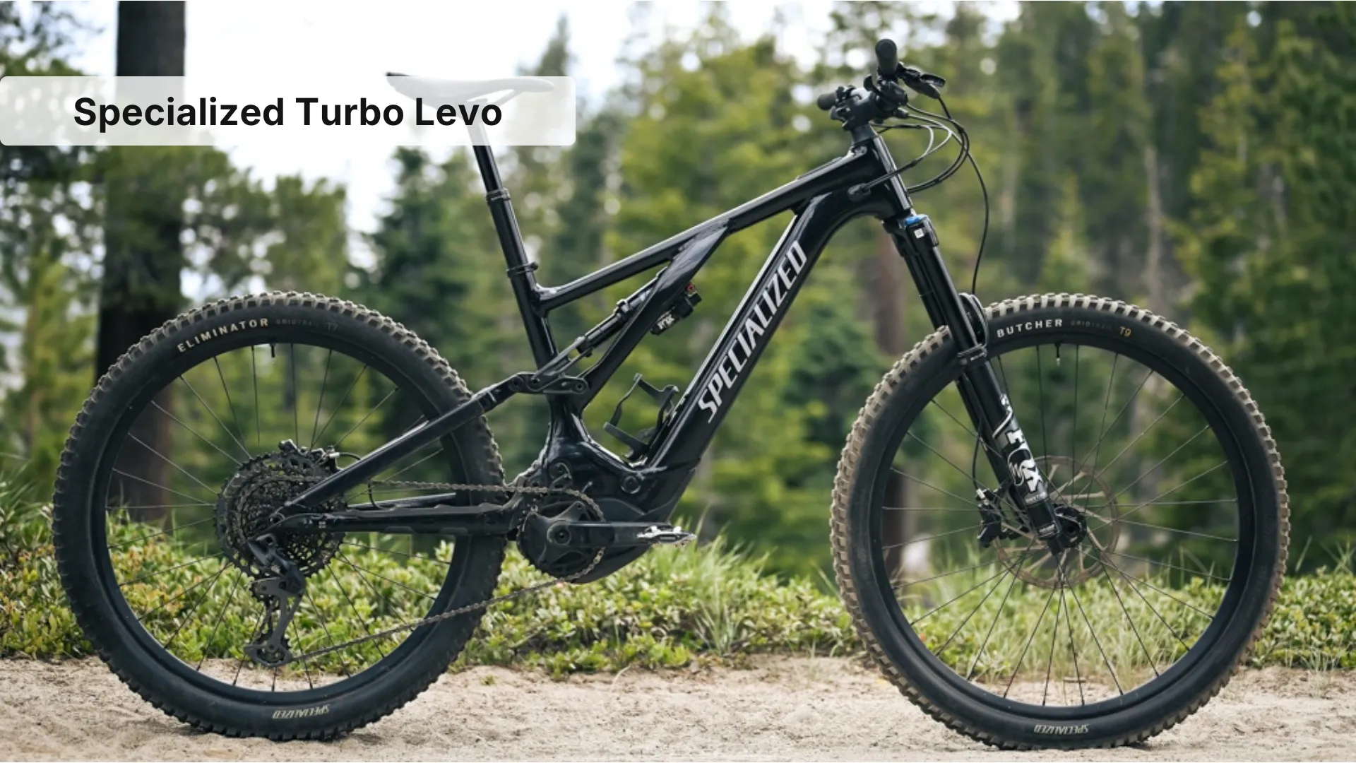 Specialized Turbo Levo electric mountain bike on rocky technical trail