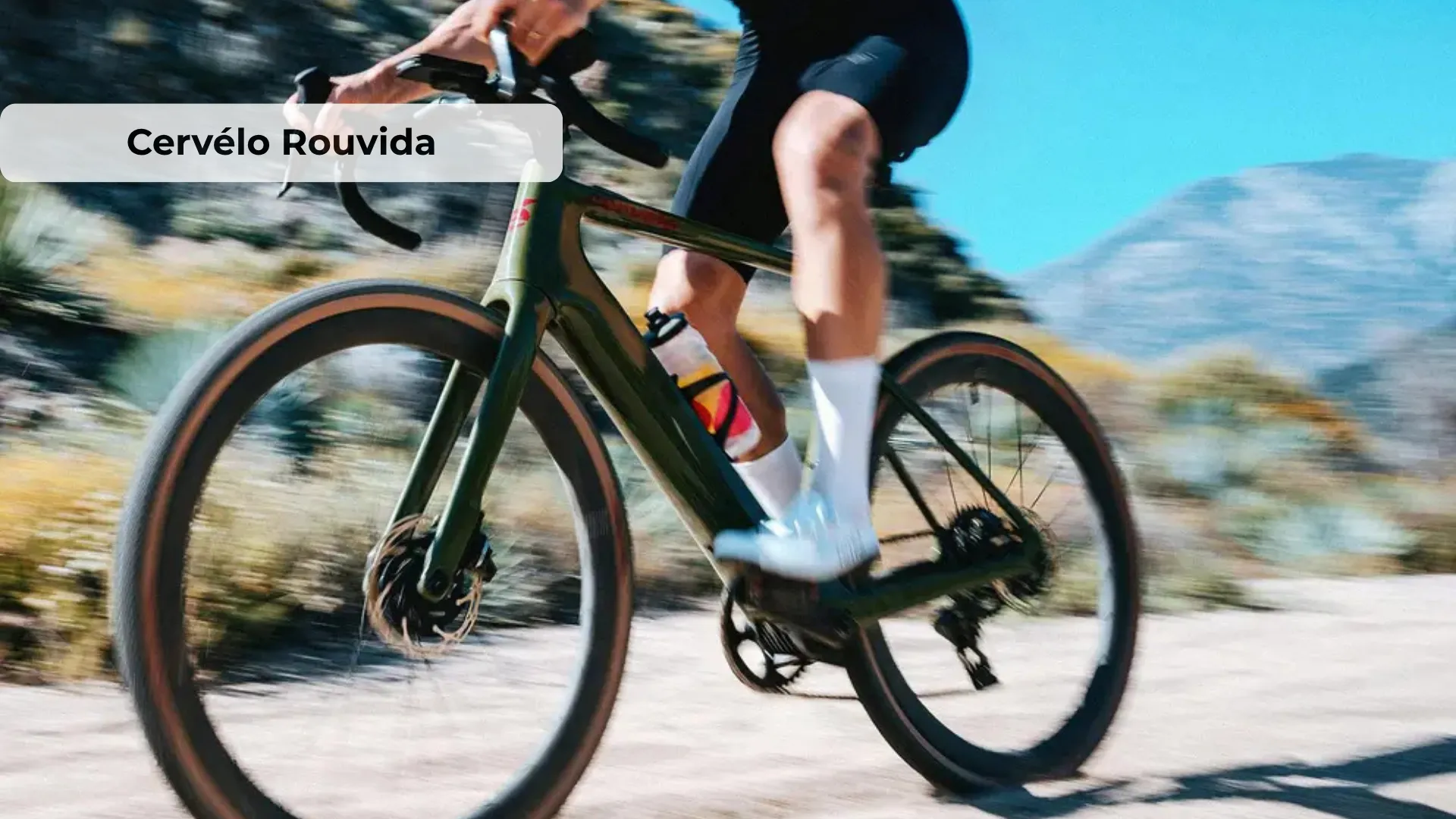 Cervélo Rouvida electric road bike in stealth black finish during road testing