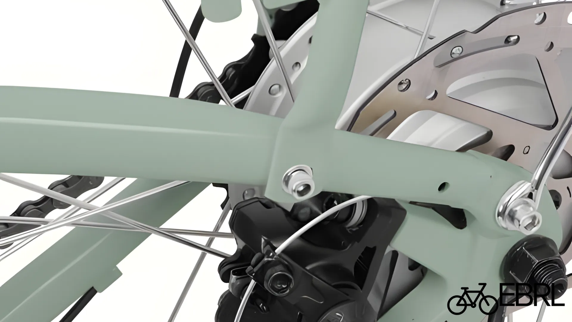 Beaumont Rev 3 Step-Through Tektro disc brakes and Shimano Tourney drivetrain