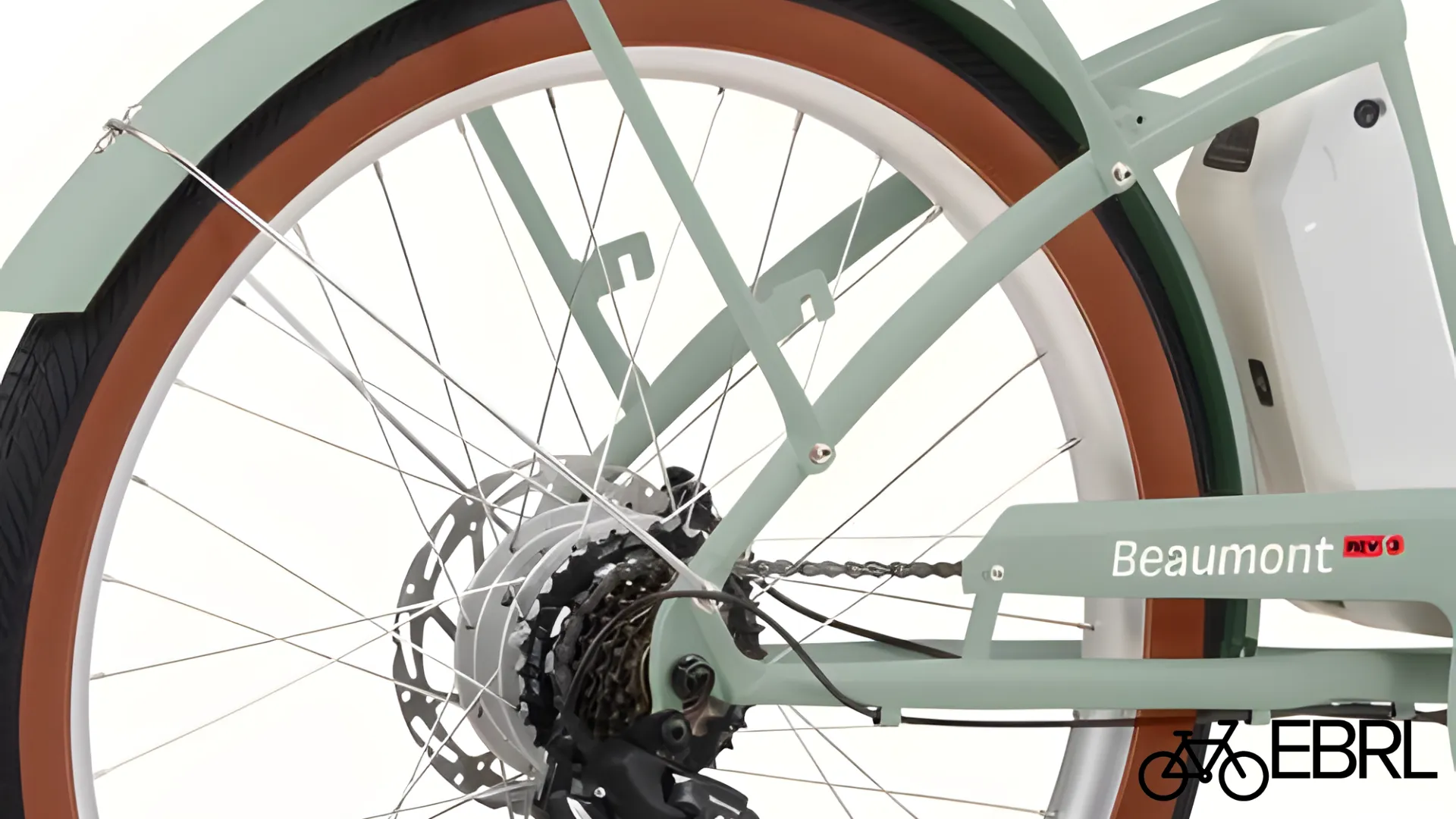 Beaumont Rev 3 Step-Through 350W Ananda rear hub motor detail