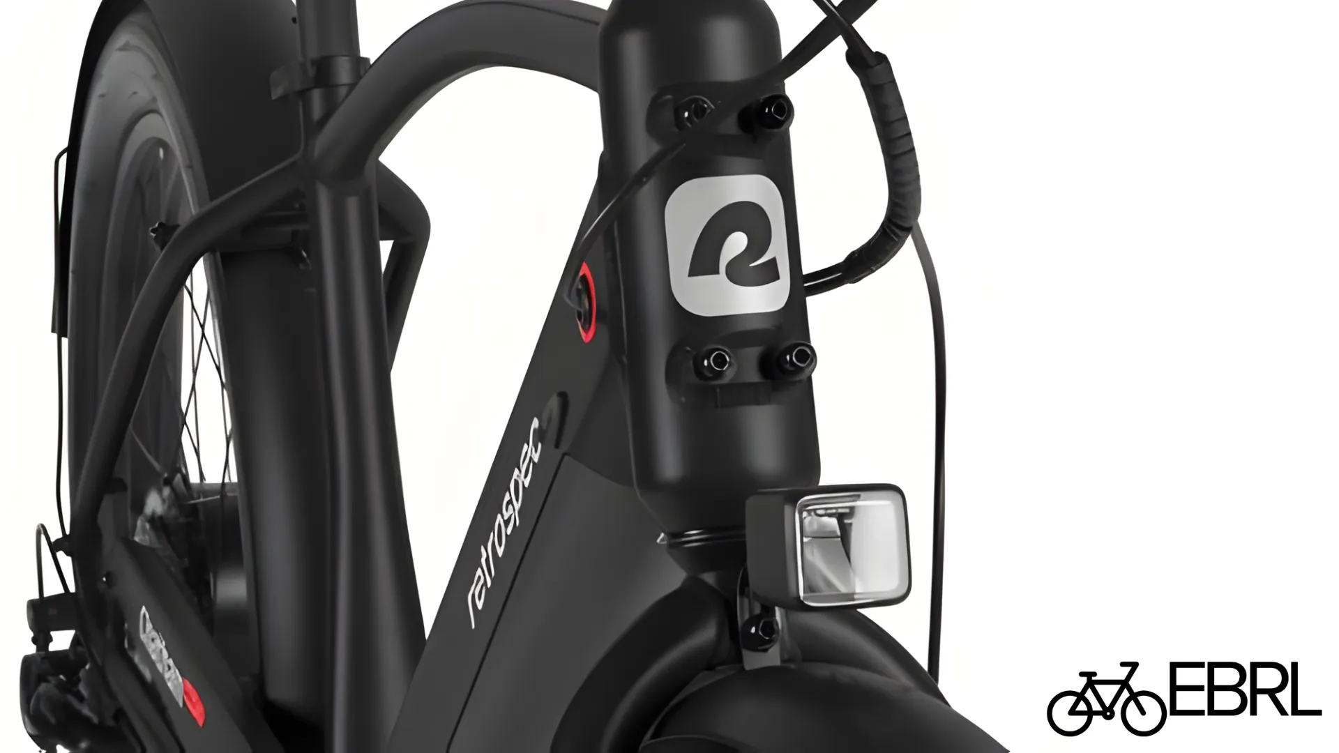 Tektro disc brakes and Shimano 7-speed drivetrain on the Chatham Rev+ 2 electric beach cruiser