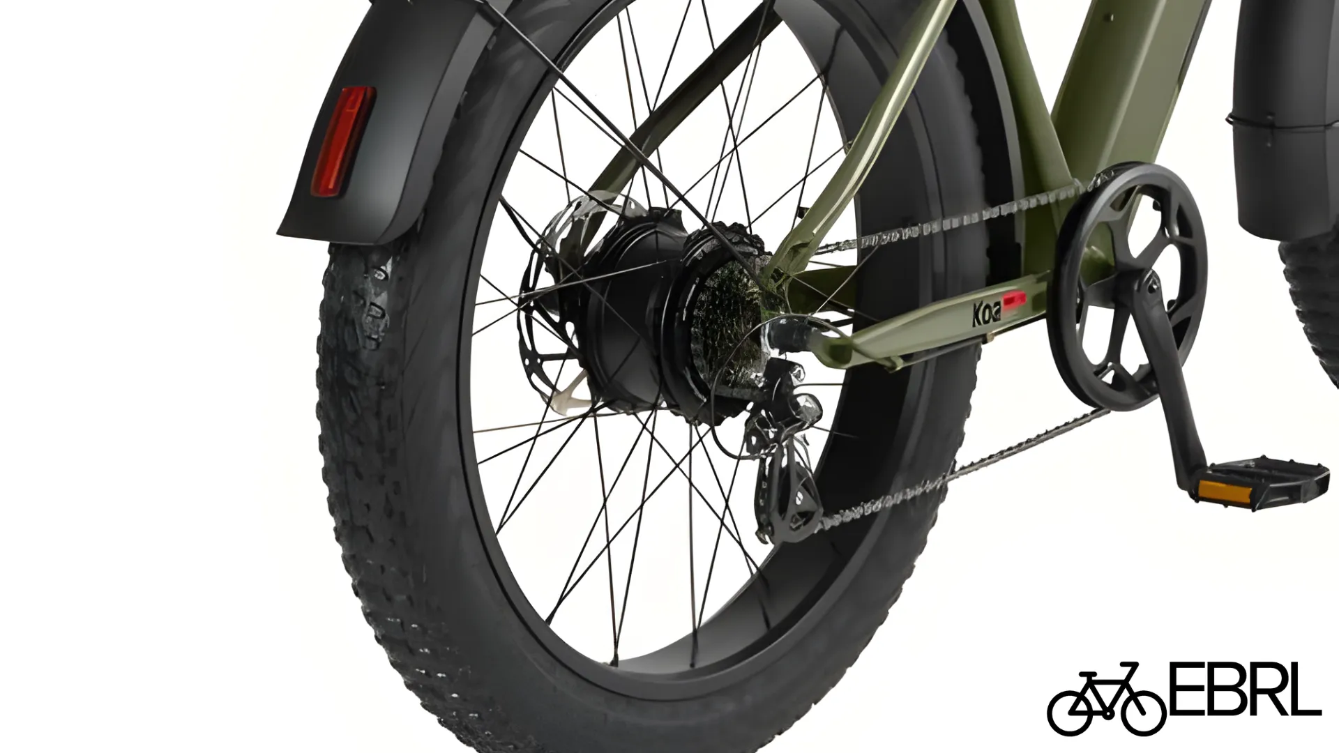 Retrospec Koa Rev 3 500W Ananda rear hub motor closeup