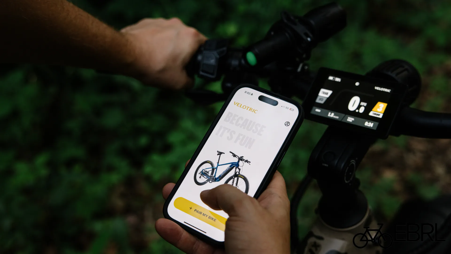 Velotric Nomad 2X color LCD display with USB-C port